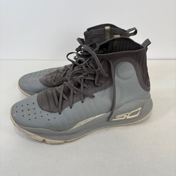 Under Armour Curry 4 "More Buckets" Overcast Gray Men's 11.5 - Picture 12 of 12